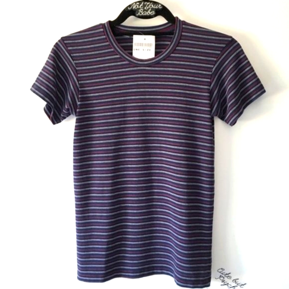 New Brandy Melville stripe tee